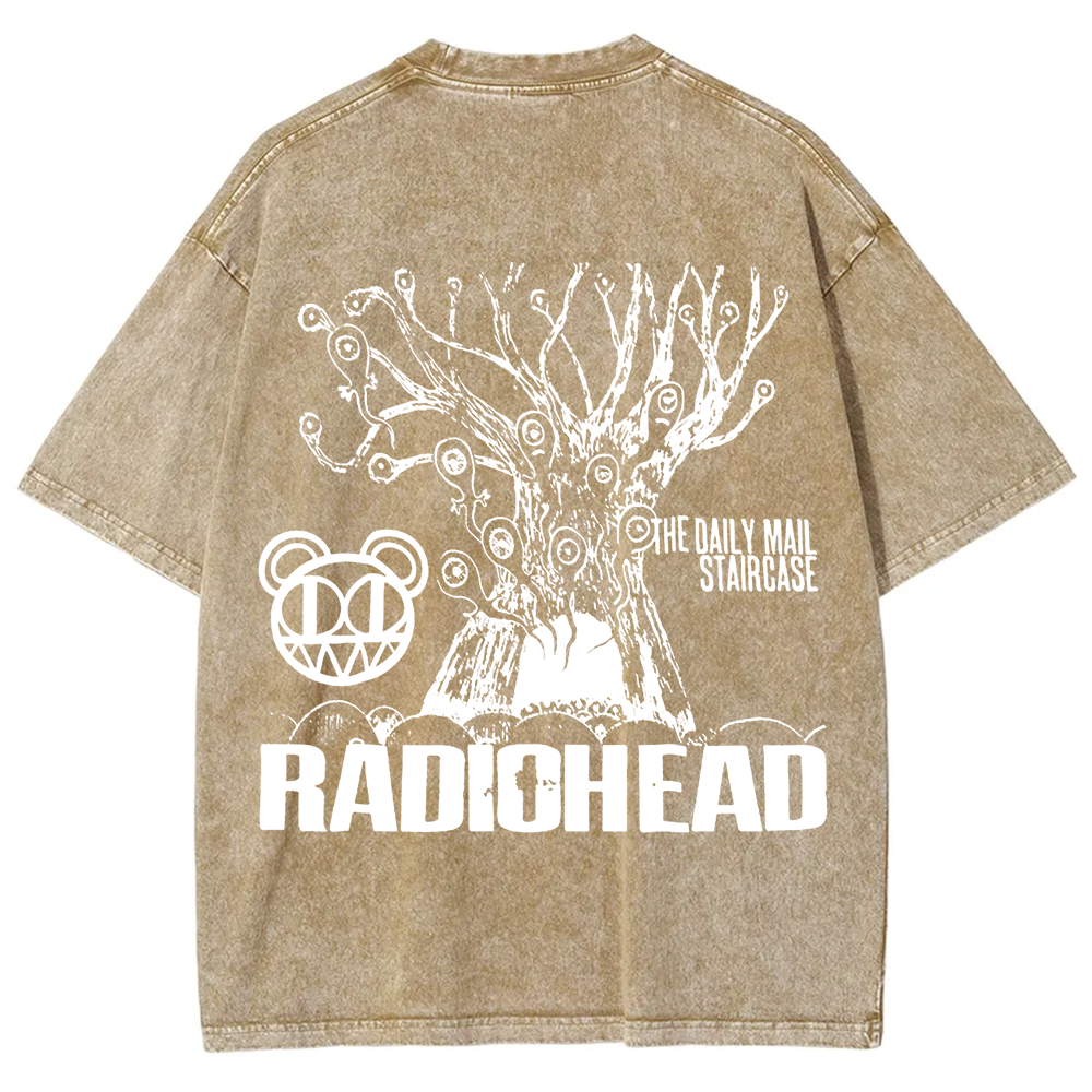 Unisex Vintage  Radiohead Band t-Shirt