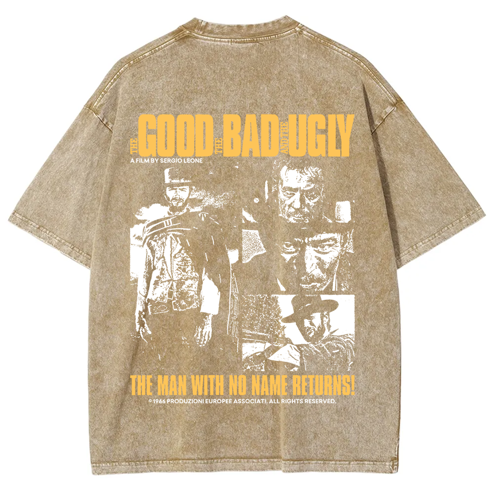 Unisex Vintage  The good, the bad and the ugly movie t-Shirt