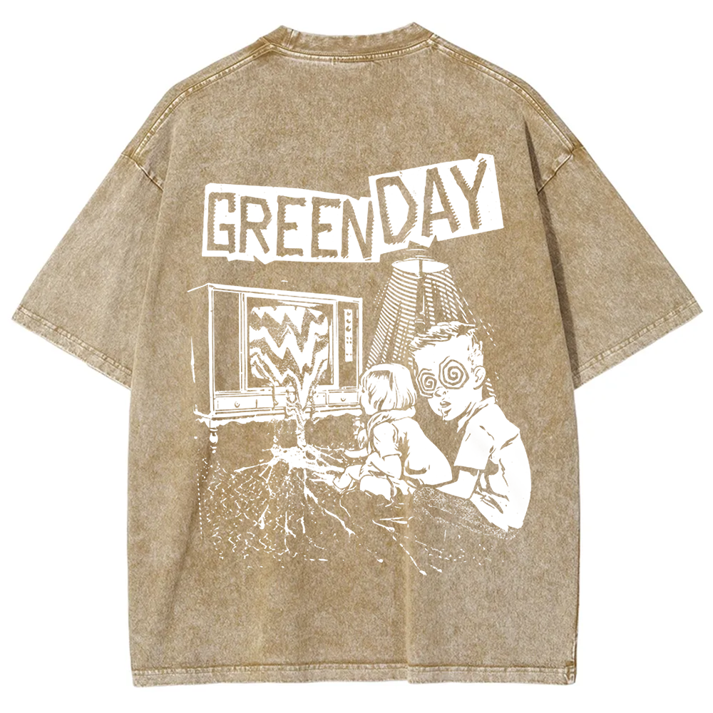 Unisex Vintage Green Day Band t-Shirt