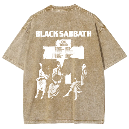 Unisex Vintage  Black Sabbath Band t-Shirt