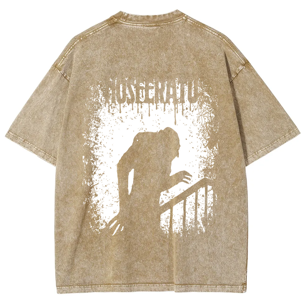 Unisex Vintage   Nosferatu 1922 Horror Movie  t-Shirt