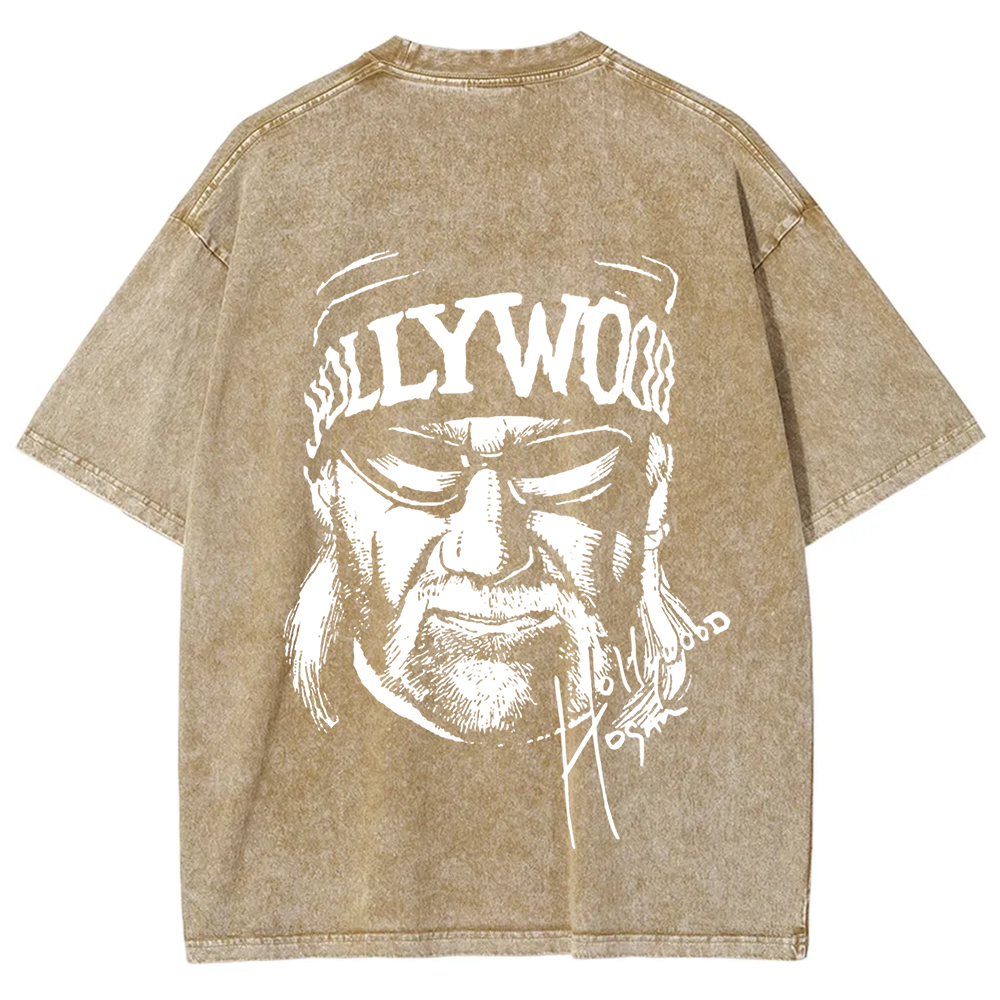Unisex Vintage  Wrestling WCW Hollywood Hulk Hogan  t-Shirt