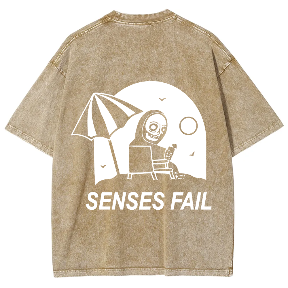 Unisex Vintage Senses Fail Band  t-Shirt