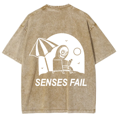 Unisex Vintage Senses Fail Band  t-Shirt