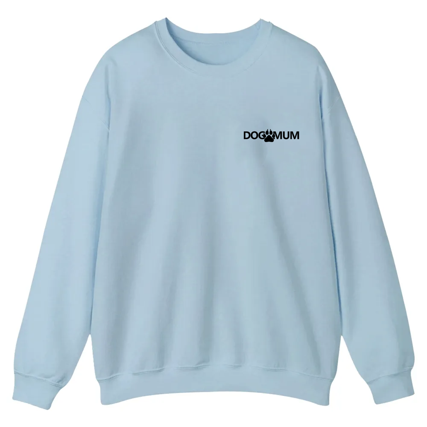 Dog Mum  Addcustom QR Code Name Unisex Casual Crewneck Sweatshirt