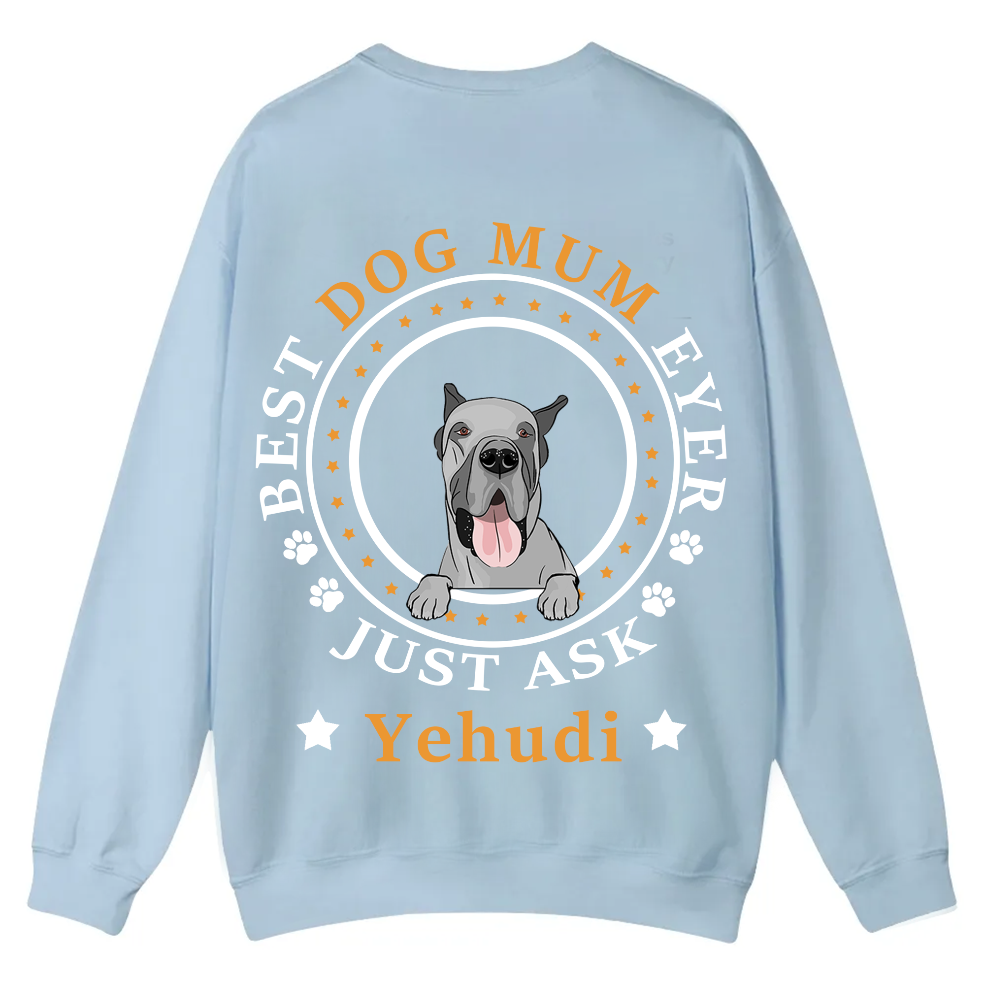 Best Dog Dad/Dog Mum Circle - Personalized Custom Unisex Casual Crewneck Sweatshirt