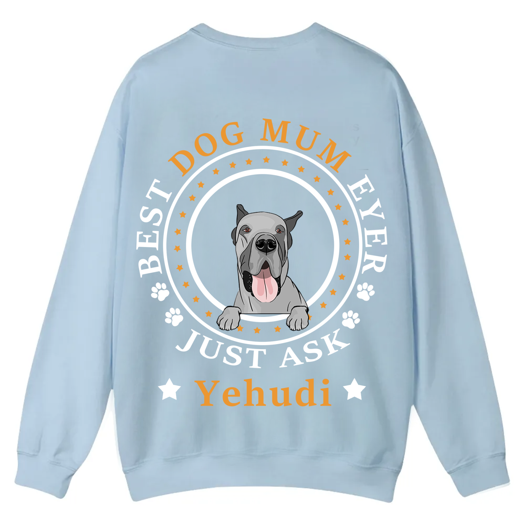 Best Dog Dad/Dog Mum Circle - Personalized Custom Unisex Casual Crewneck Sweatshirt