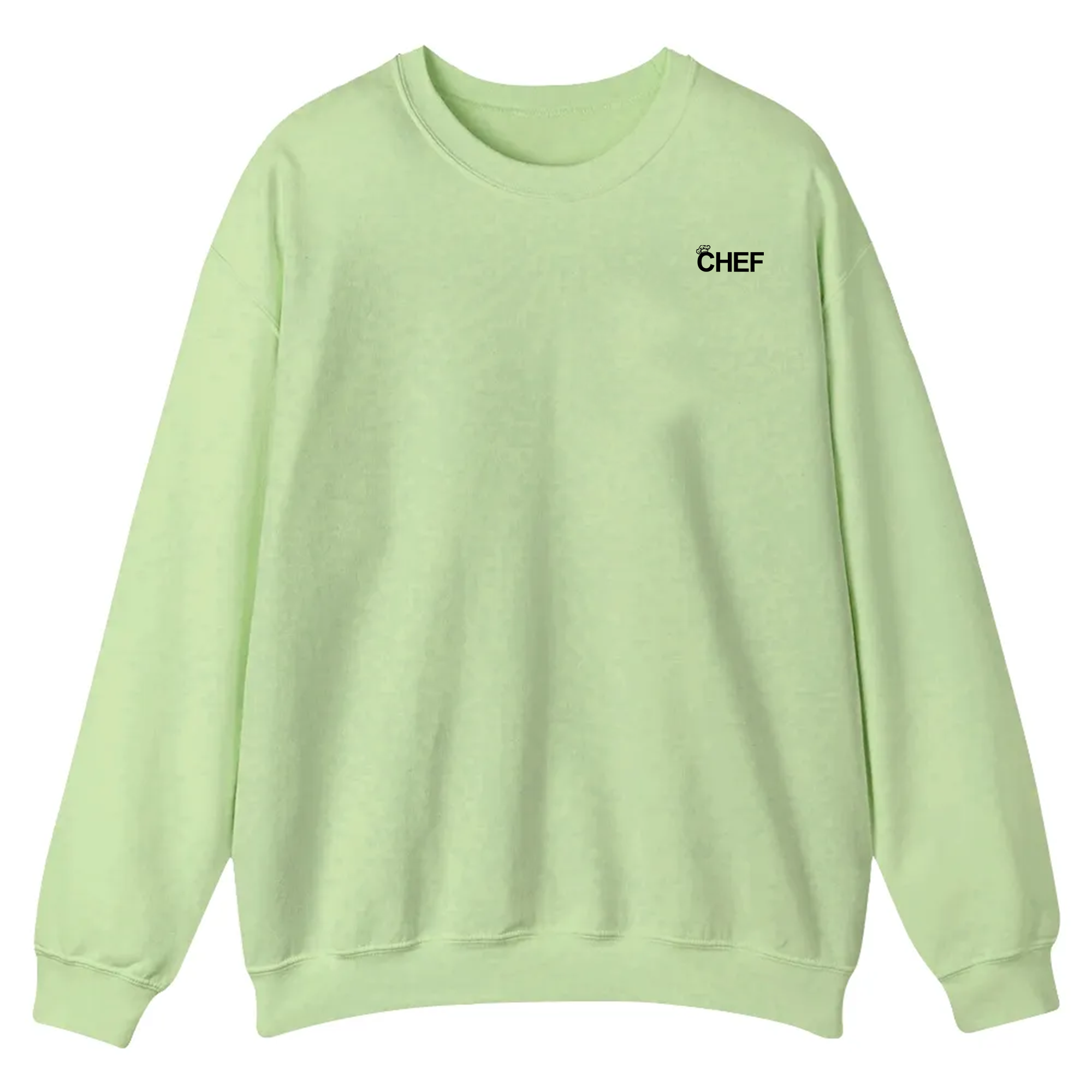 Chef Addcustom QR Code Casual Crewneck Sweatshirt