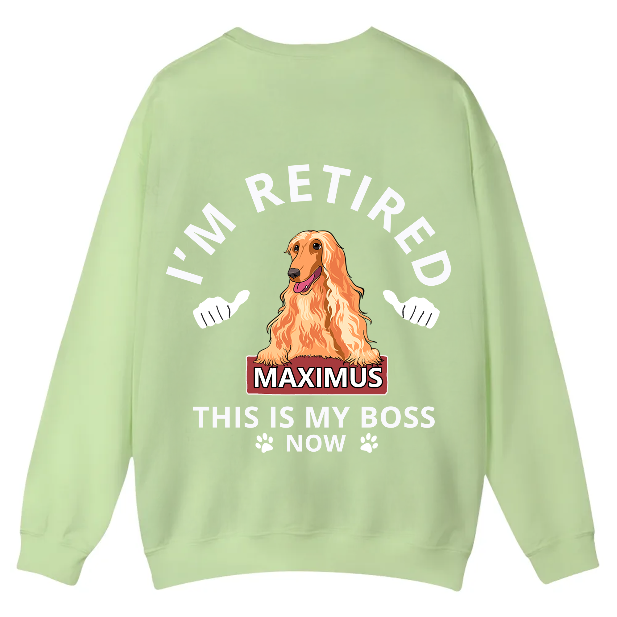 This Is My Boss - Personalized Custom Unisex Casual Crewneck Sweatshirt