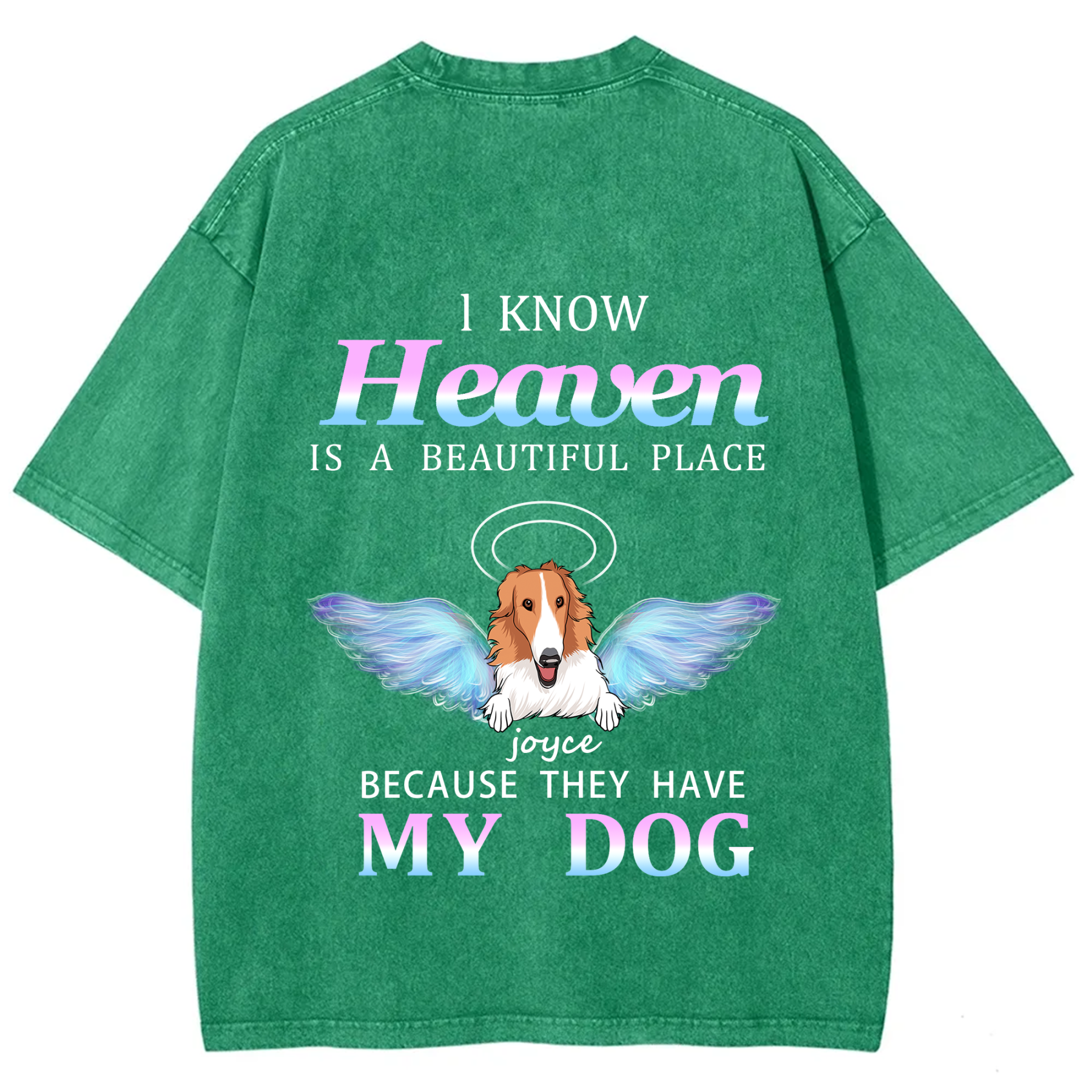 Heaven Is A Beautiful Place - Personalized Custom Unisex T-shirt