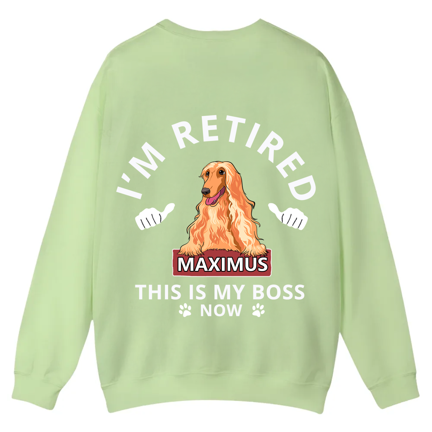 This Is My Boss - Personalized Custom Unisex Casual Crewneck Sweatshirt
