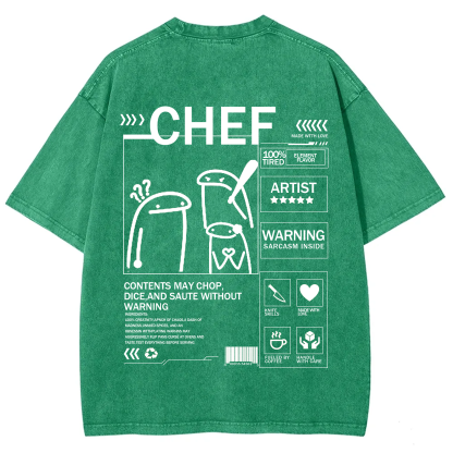 Chef Solid Color Unisex T-shirt