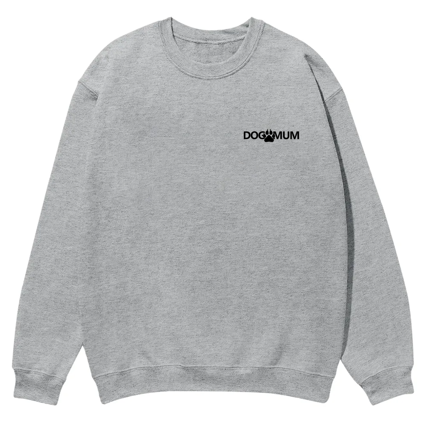 Dog Mum  Addcustom QR Code Name Unisex Casual Crewneck Sweatshirt