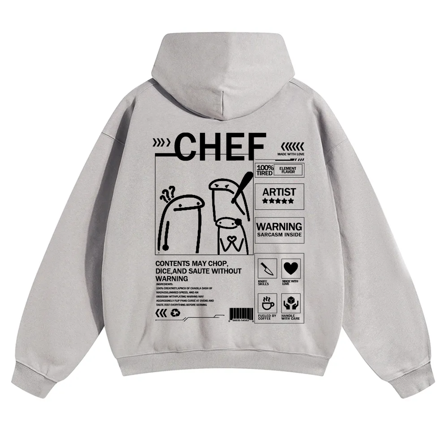 Chef Solid Color Unisex Hoodie