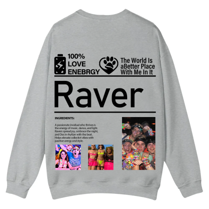 Design your own clothing pattern Unisex Fit Casual Crewneck Sweatshirt