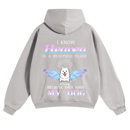 Heaven Is A Beautiful Place - Personalized Custom Unisex Hoodie