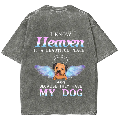 Heaven Is A Beautiful Place - Personalized Custom Unisex T-shirt