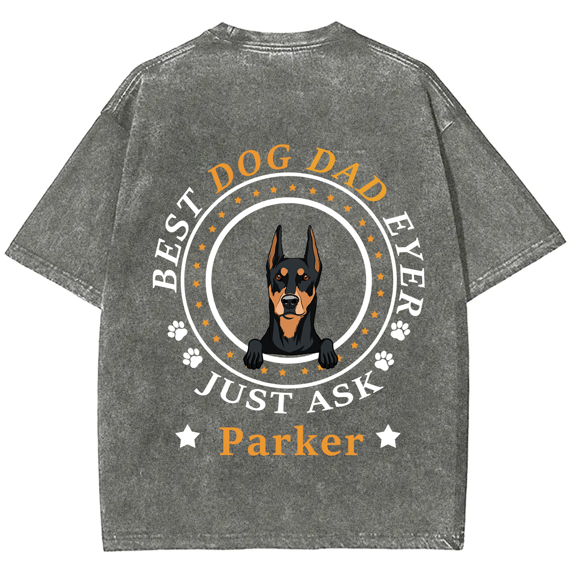 Best Dog Dad/Dog Mum Circle - Personalized Custom Unisex T-shirt