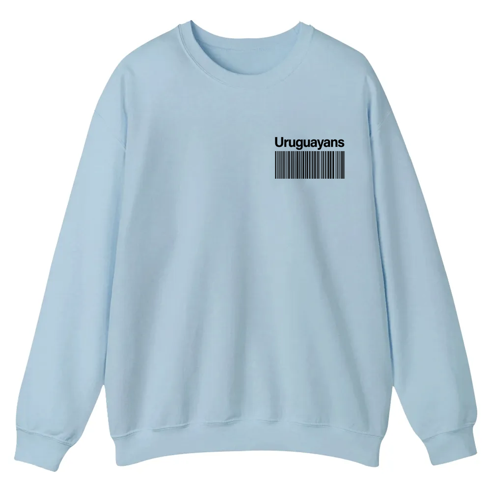 Uruguayans Unisex Fit  Casual Crewneck Sweatshirt wearishow