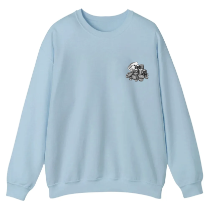 Professional Gambler Casual Crewneck Sweatshirt wearishow