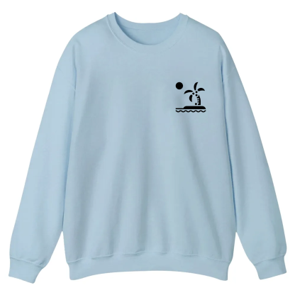 Caribbean Unisex Fit  Casual Crewneck Sweatshirt wearishow