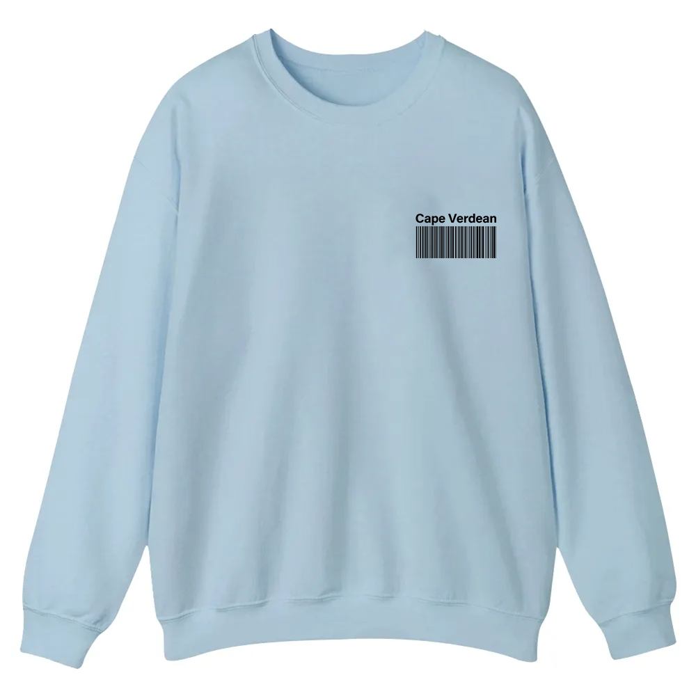 Cape Verdean Unisex Fit  Casual Crewneck Sweatshirt wearishow