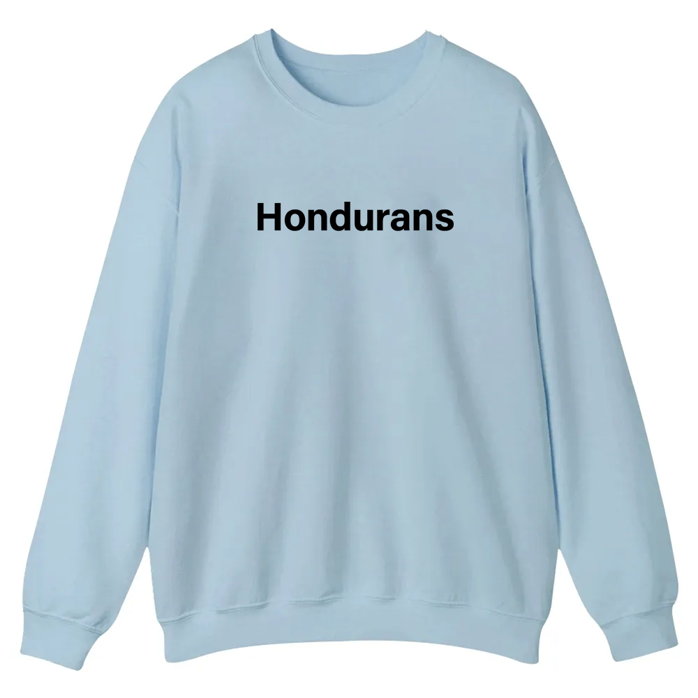 Hondurans Unisex Fit  Casual Crewneck Sweatshirt wearishow
