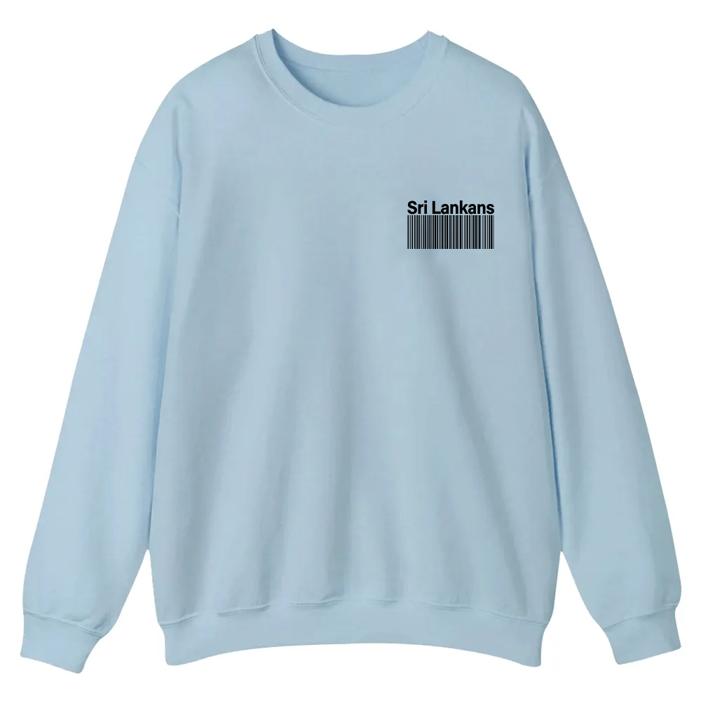 Sri Lankans Unisex Fit  Casual Crewneck Sweatshirt wearishow
