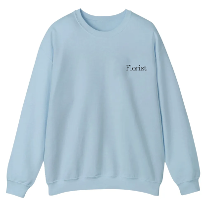Florist Casual Crewneck Sweatshirt wearishow