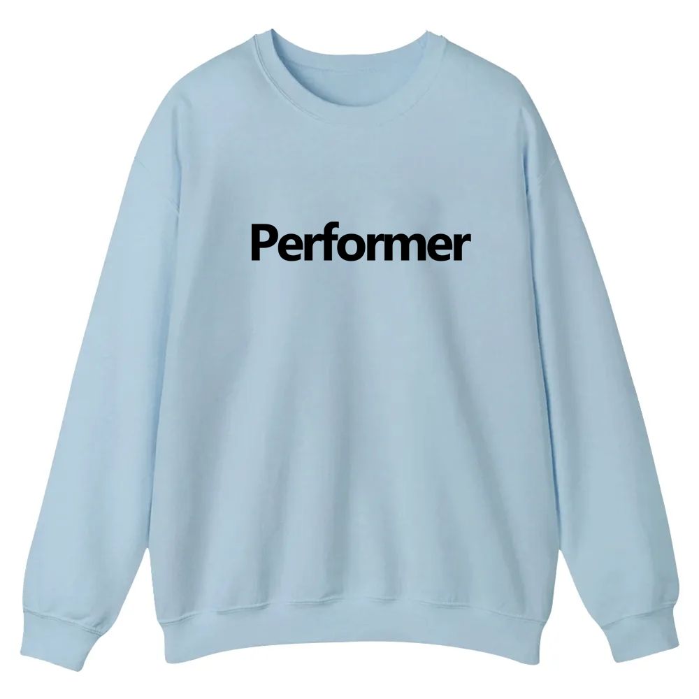 Performer Casual Crewneck Sweatshirt wearishow