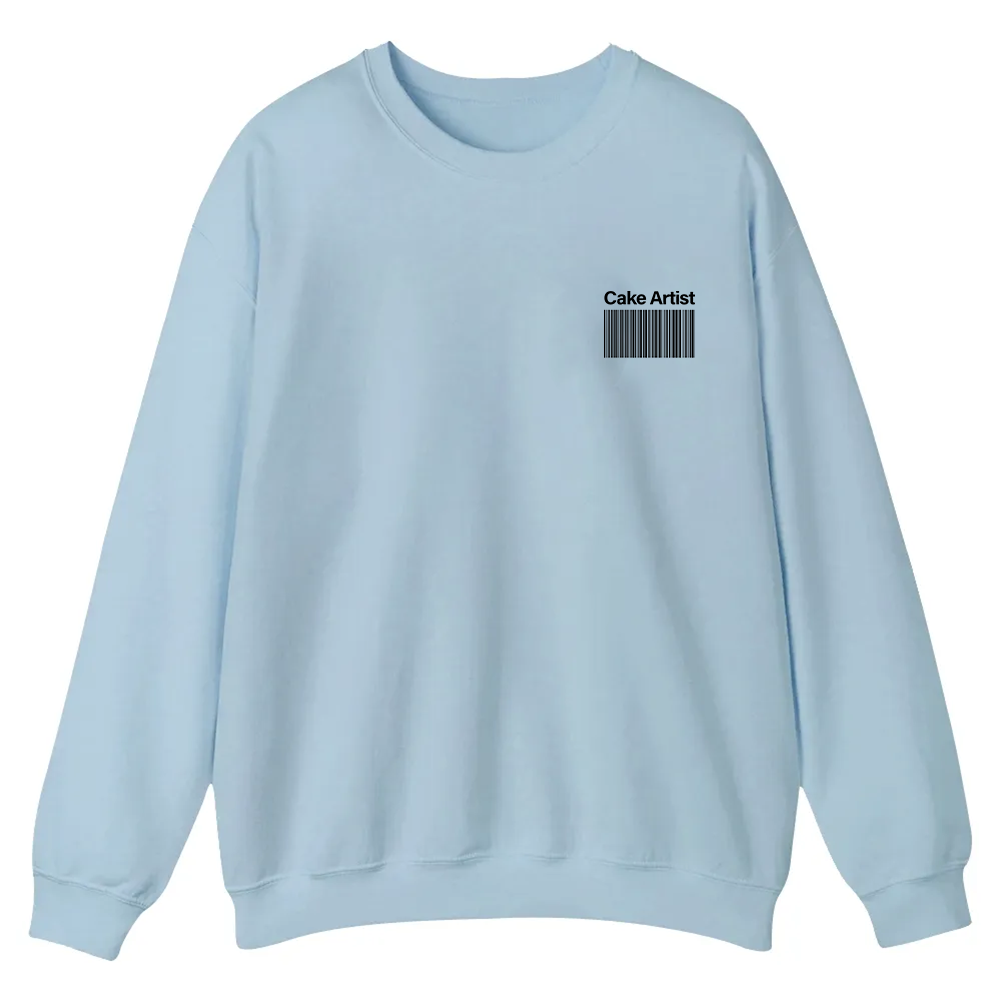 Cake Artist Casual Crewneck Sweatshirt wearishow