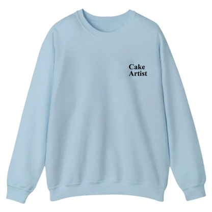 Cake Artist Casual Crewneck Sweatshirt wearishow