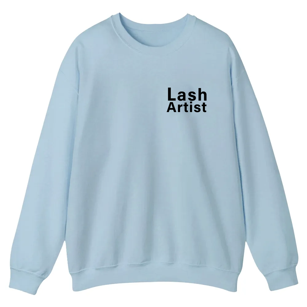 Lash Artist Casual Crewneck Sweatshirt wearishow