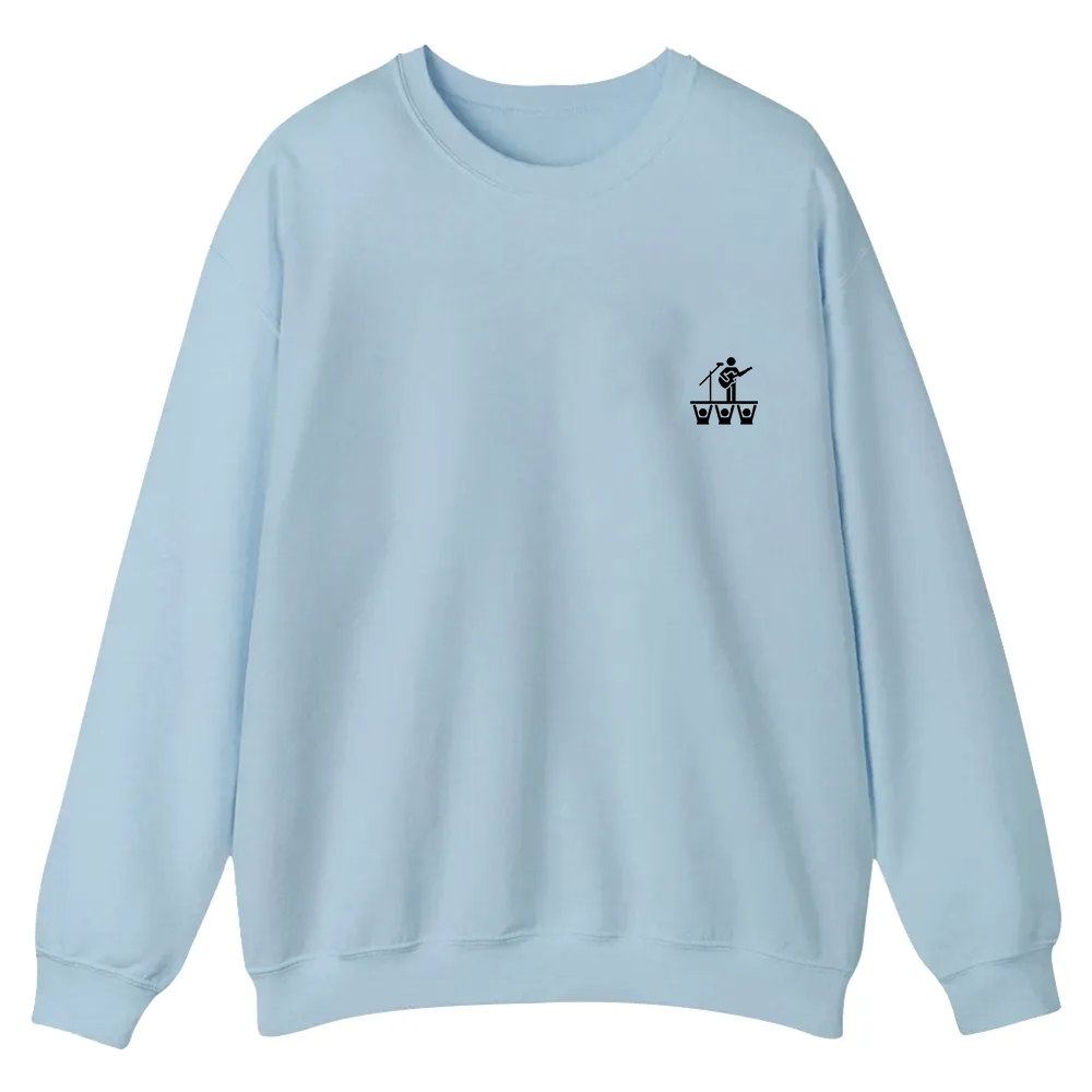 Festival Goer Casual Crewneck Sweatshirt wearishow