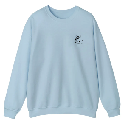 Barista Casual Crewneck Sweatshirt wearishow