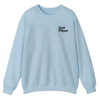 Golf Player Casual Crewneck Sweatshirt wearishow wearishow
