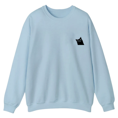 Cat Trick Customized Unisex Casual Crewneck Sweatshirt wearishow