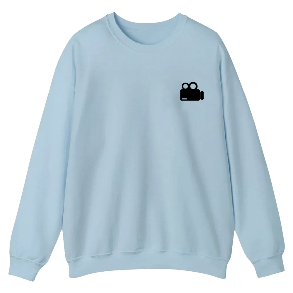 Videographer Casual Crewneck Sweatshirt wearishow wearishow