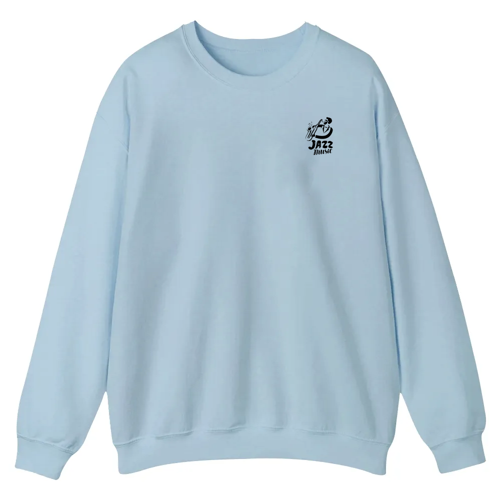 Saxophonist Unisex  Casual Crewneck Sweatshirt wearishow