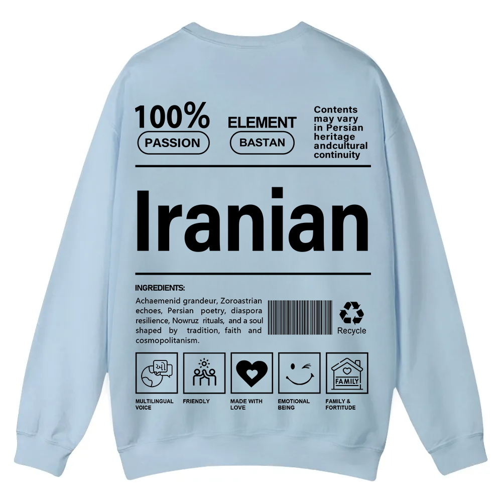 Iranian Unisex Fit  Casual Crewneck Sweatshirt wearishow