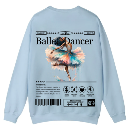 Ballet DancerCasual Crewneck Sweatshirt wearishow