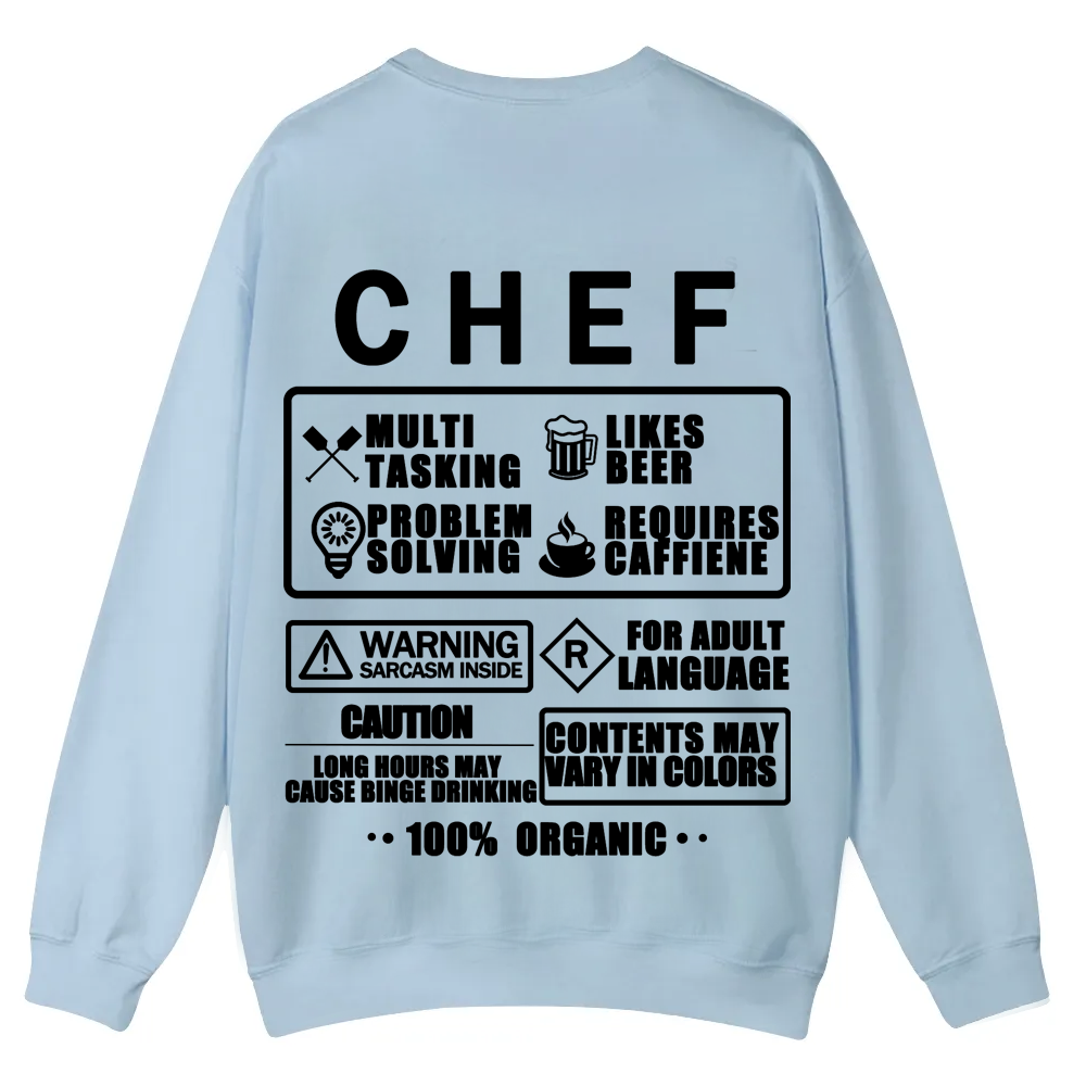  Chef Casual Crewneck Sweatshirt