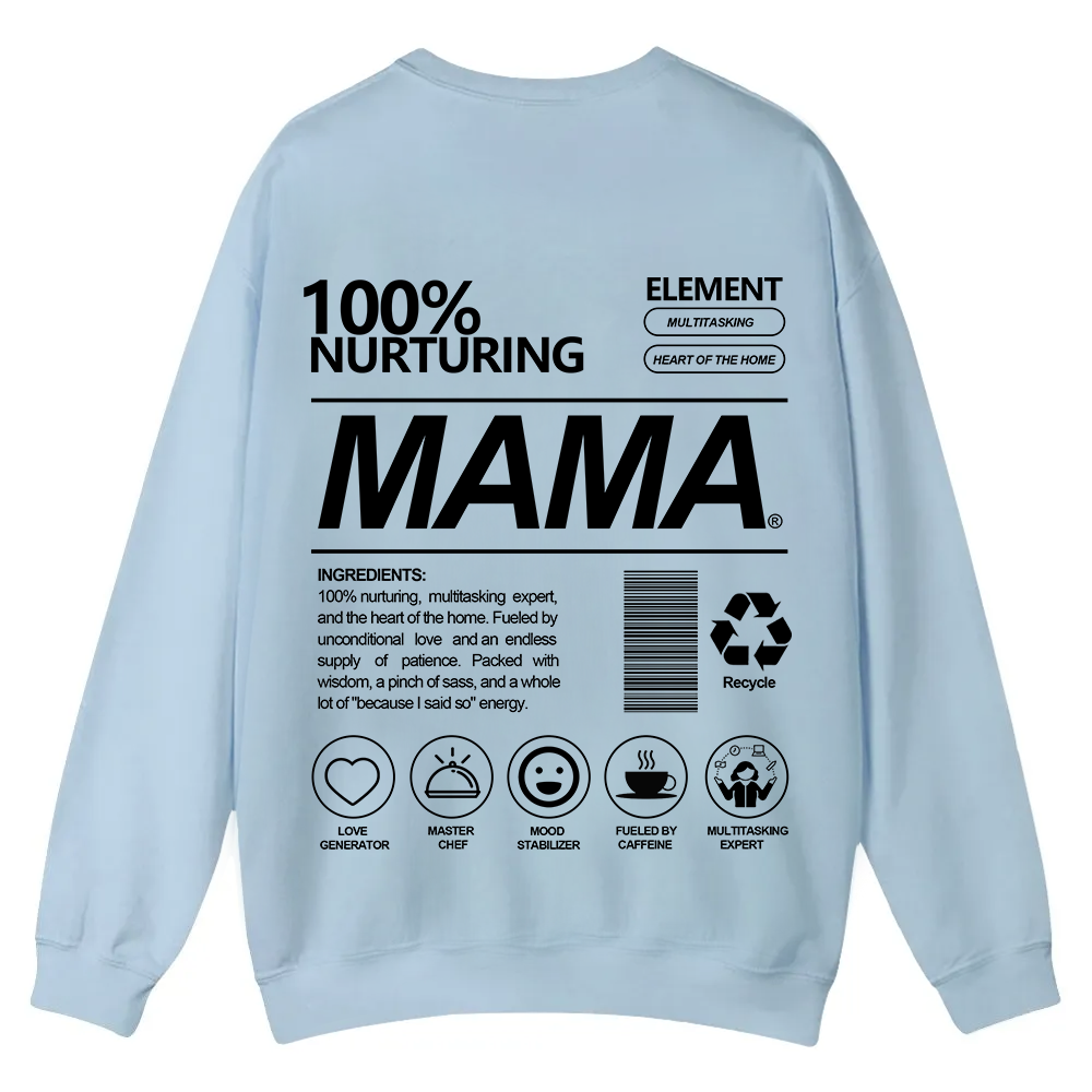 Mama Casual Crewneck Sweatshirt wearishow