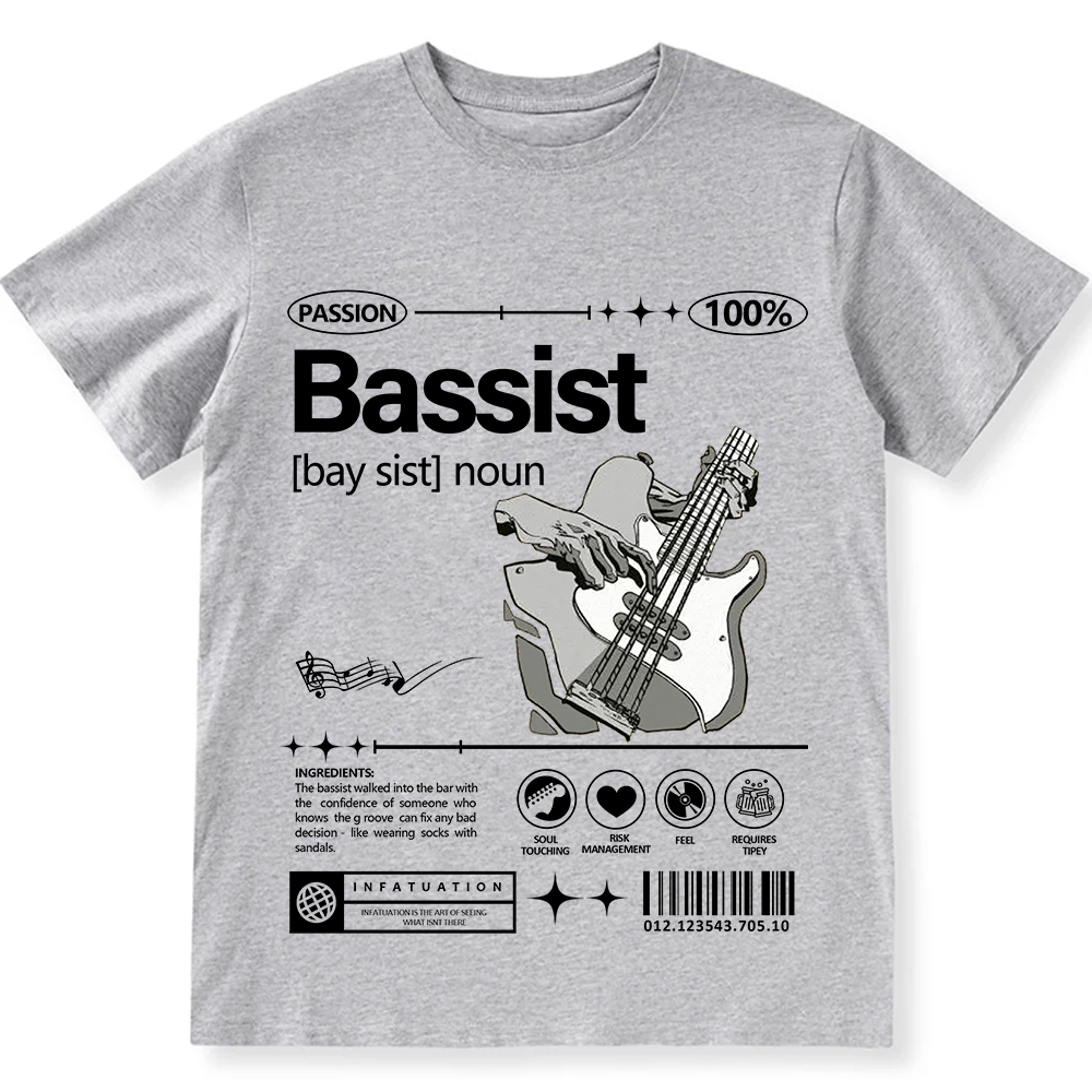 Bassist Unisex Fit Cotton T-Shirt wearishow