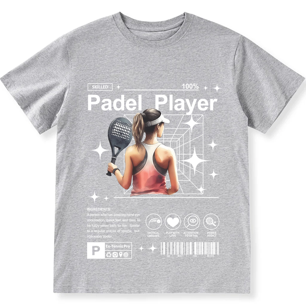 Padel Player Unisex Fit Cotton T-Shirt wearishow