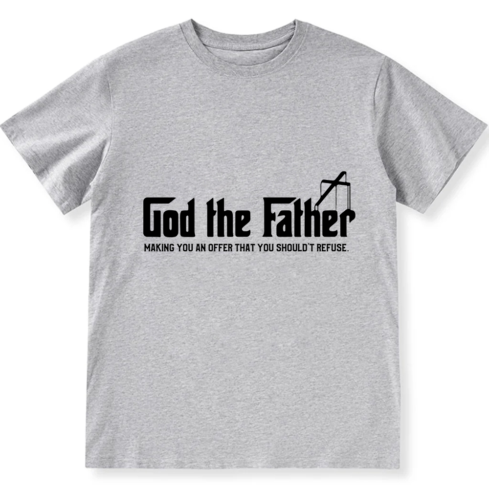 God The Father Christian Unisex Fit Cotton T-Shirt wearishow