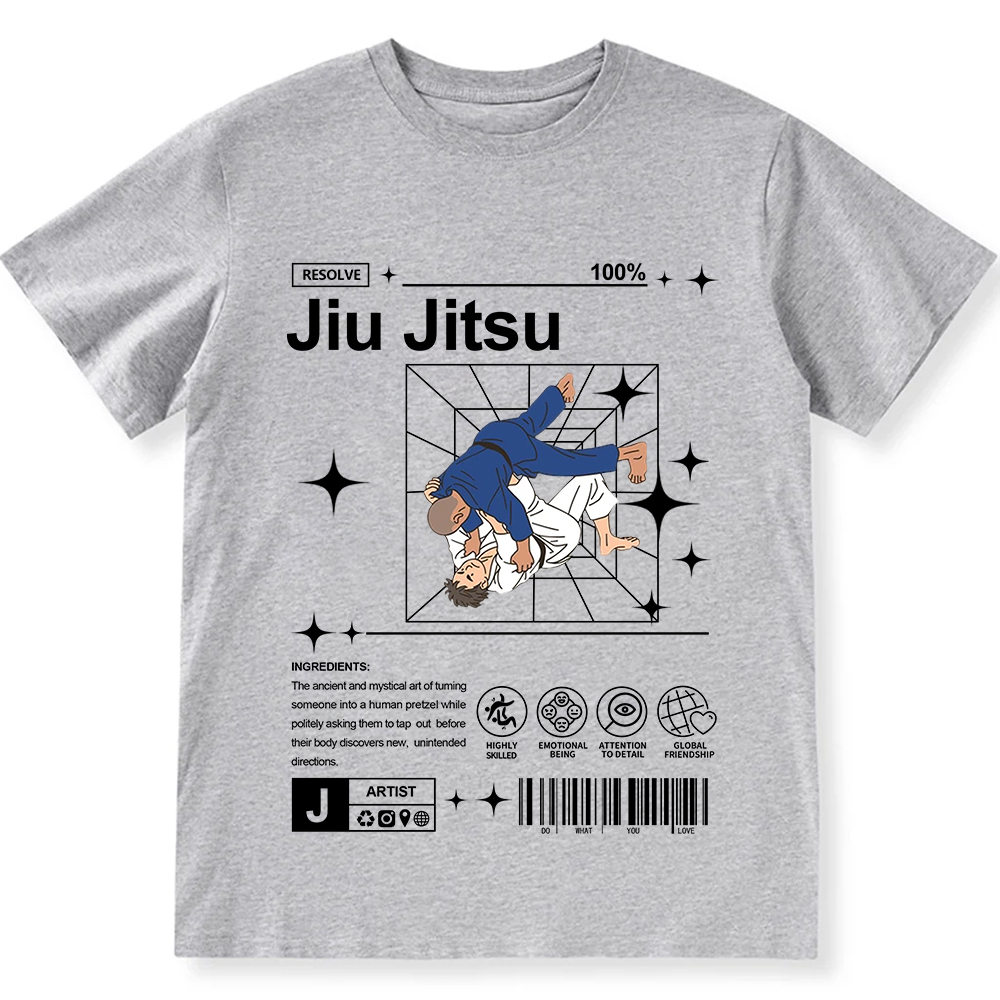 Jiu Jitsu Unisex Fit Cotton T-Shirt wearishow