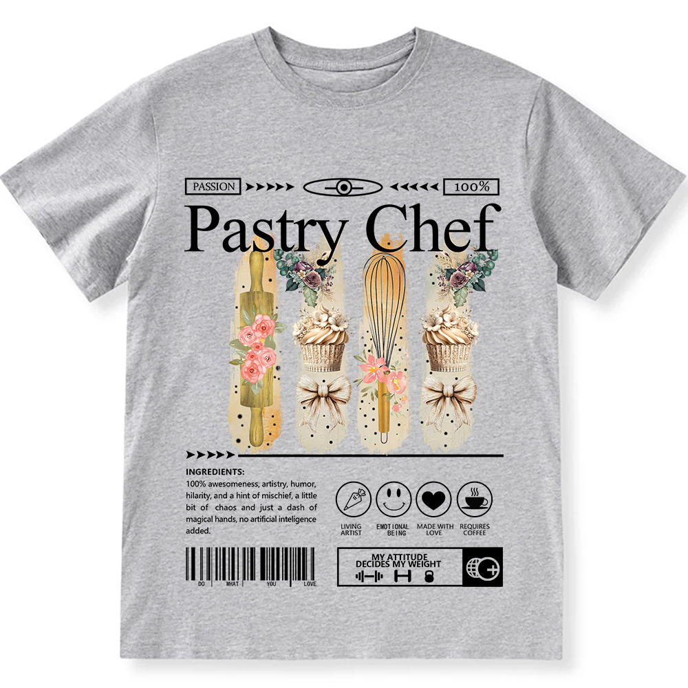 Pastry Chef Unisex Fit Cotton T-Shirt wearishow