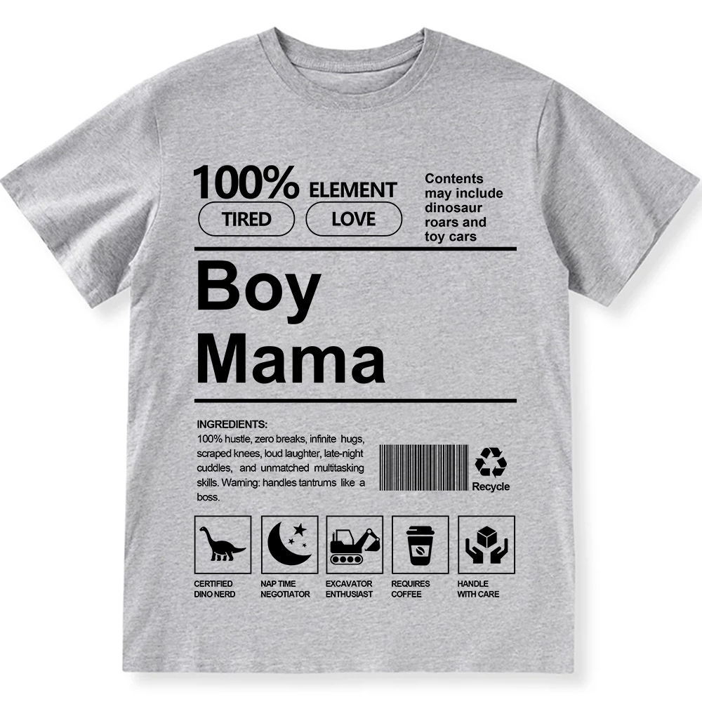 Boy Mama Unisex Fit Cotton T-Shirt wearishow