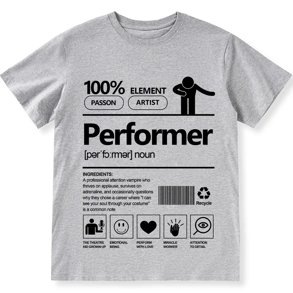 Performer Unisex Fit Cotton T-Shirt wearishow